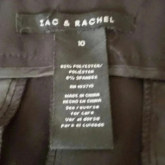 Zac & Rachel a new day black dress pants trousers bundle size 10 - Picture 8 of 9